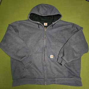 Carhartt Charcoal Full-Zip Hoodie
